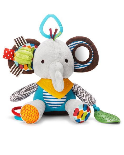 Fehn Peluche De Actividades Motoras – Juguete Para Cochecito Y Cuna Con Espejo, Mordedor Y Sonajero – Regalo Para Bebés De 0+ Meses